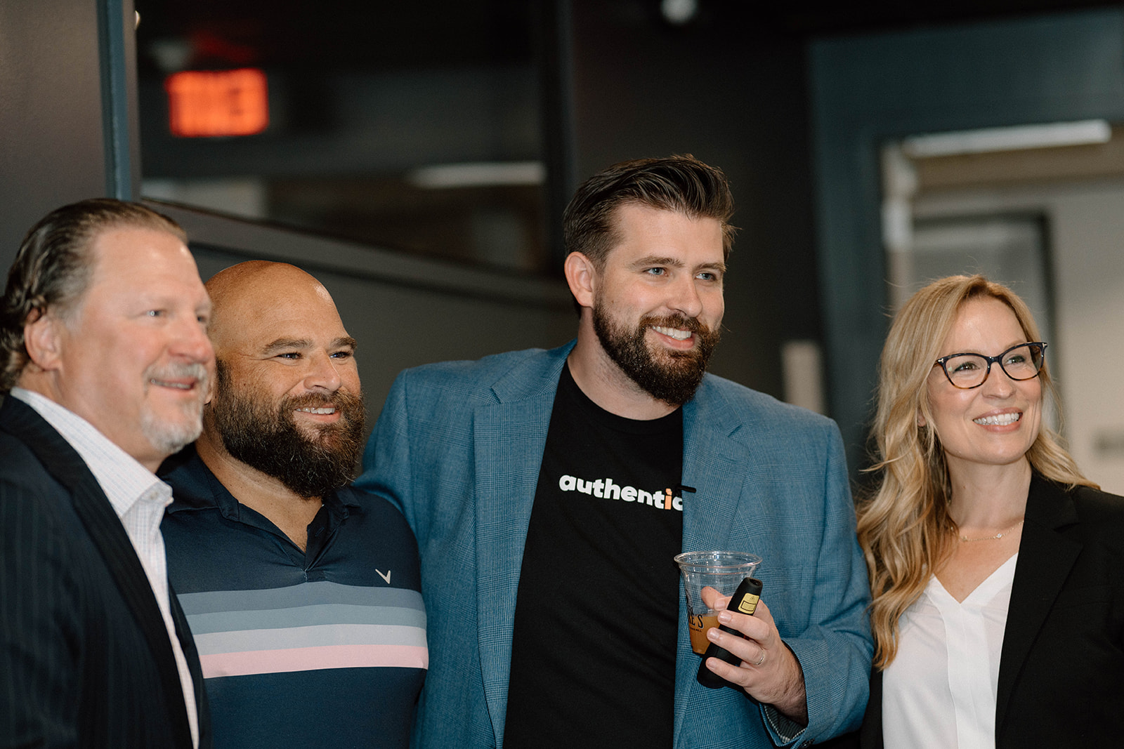Guests connecting at the 313 Studios launch